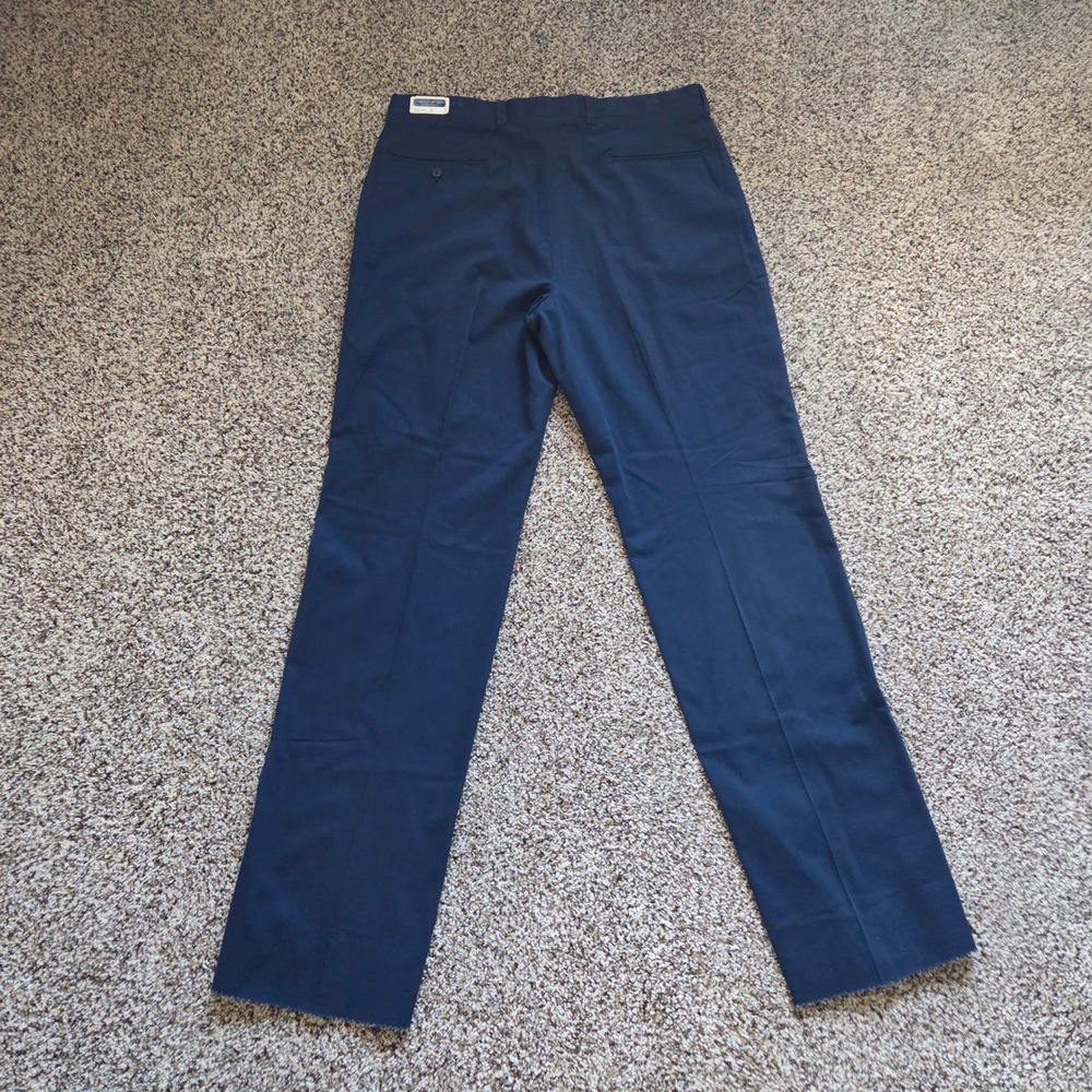 Pendleton Country Traditionals Mens Navy Blue Pleated Cotton Chinos Pants 38 NEW - Picture 8 of 8